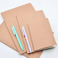 Notepads Custom logo!blank Kraft paper notebook A4 A5 B5 Student Exercise book diary notes pocketbook school study supplies 30 sheets