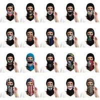 CS Cosplay Ghost Skull Mask Tactical Full Face Masks Motorcycle Biker Balaclava Breathing Dustproof Windproof for Skiing Sporta25