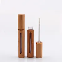 5ml Lip Gloss Plastic Box Contenitori Svuotare il contenitore di flaconi del tubo del tubo di lipgloss con la spazzola