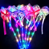 LED Işık Sopa Temizle Topu Yıldız Şekli Yanıp Sönen Glow Sihirli Değnekleri Doğum Günü Düğün Parti Dekor Için Çocuklar Işıklı Oyuncaklar