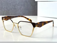 Diseñador de moda mujer marco de metal 63wv gato forma de ojo gafas ópticas lentes despejadas Eyewear Tendencia Estilo vintage Protección anti-ultravioleta viene con caso
