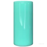 12オンスDIY昇華缶クーラー絶縁体ステンレス鋼タンブラー真空絶縁ボトル冷絶縁材CAN 7スタイルT2I52022