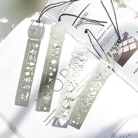 Hollow Out Retro Classical Originality Bookmark Ruler Student Metal Stationery Steel Rule Laminated Gift 1 1yl T2