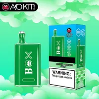 Aokit Box Disable E Cigarros 4000 Puffs Vape Pen 1500mAh Bateria Portátil Vaporizador 10ml Pré-preenchido Cubo Zozo Bar Max Bar