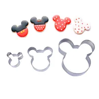 3pcs Mouse Cookie Cutter Fast Shipping Stainless Steel Cut Biscuit Mold Cooking Tools Set Vegetable Chopper Kitchen Accessories