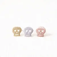 Fashion cartoon skull stud earrings wholesale suitable for both men and women