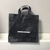 Designer- Paper PVC Shopping Bag Unisex Letter Casual Tote Fashion Solid Handbags Designer Clear Beach Waterproof Women Bags