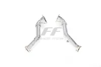 Manifold & Parts FF-Exhaust Competition Catless Downpipe With Heat Shield For C7 S6 S7 6 7 S8 4.0T