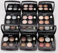 Marka C Makeup Eye Shadow 4 Kolory Matte Eyeshadow Paleta palety z pędzlem 6 stylów