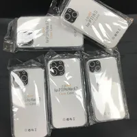 Anti-Fall 2mm Casos blandos de cristal TPU Transparente Transparente Tapa a prueba de golpes para iPhone 12 Mini 11 Pro XR XR XR X 8 Samsung S20 Fe S21 Ultra A21S A02S A12 A32 4G 5G A52 A72 A22