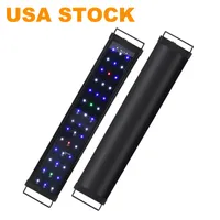 Aquarium Light Dimmable LED Fish Tank Lights with 2-Channel Control White and Blue LEDs High Output USA STOCK