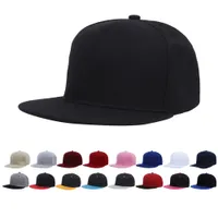 الكلاسيكية مخصص شعار snapback قبعة قبعة الهيب هوب نمط فاتورة شقة فارغة بلون قابل للتعديل الحجم