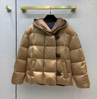 Tasarımcı Ceket Kadınlar Down Coats denim Terry Parkas Top FW Moda Küfür Ceketler Erkek Blazers Üçgen Tomurcuk Kış Kalın Katlar Uzun 11