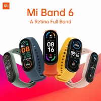 Xiaomi Mi Band 6 Bracelet intelligent 4 écran tactile en couleur Miband 7 Fitness Fitness Blood Oxygène Track Heart Rate Monitorsmartband de YouPin