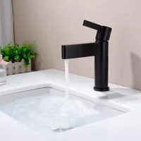 Смесители раковины ванной комнаты высококачественная матовая черная латунная перемешивание и холодные смесители с поворотным носиком керамики