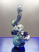 흡연 색상을위한 유리 파이프 유리 파이프 6.8 "손으로 만든 파이프 fromradiant 유리 공장 jmflowshop