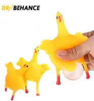 Anti Stress Neuheit Lustige Gadgets Spielzeug Squeeze Hühnerei Legen Hühner Party Streich Witz Dekompression Spaß Spielzeug