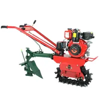 Power Tool Sets Single-Rad-Ketten-Gleis-Grubber, Mikro-Tiller, kleine Multifunktionsgräbermaschine, landwirtschaftlicher Bodenanbau, ORC