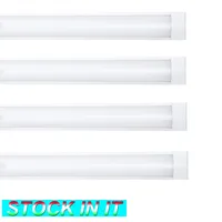 IT UK Stock 3FT Shop Light Fixture 48W LED Tube Lights 4800LM 6000K 4000K 3000K 3 Färgtemperatur Lyser 120cm garage garderob belysning för kontor hem källare
