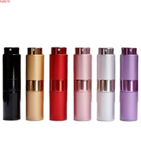 15ml Colourful Bottle Spray Contenitori Rifinibili Contenitori Vial Fine Mist Travel Ruota il profumo di alluminio 25pcs / Lotgood