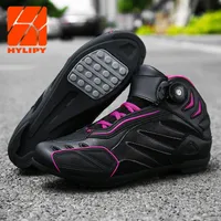 Cycling Footwear Men Women Motorcycle Boot 3644 Professional Motorbike Shoes Moto Riding Breathable Chopper Cruiser Viering Ankle
