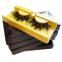 25mm 5d ninkeln Wimpern flaumiges Haarauge Make-up weiche Baumwollband falsche Wimpern natürliche dicke gefälschte Wimpern 3D-Lash-Verlängerung Beauty-Tools Schiff per UPS für über 30 Paare
