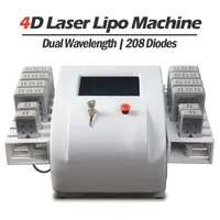 2021 Professionele diode laser body afslankende machine 208 diodes geïmporteerd uit Japan Mitsubishi 12 Lipolaser pads 135MW-350mW verstelbare energie 2 jaar garantie