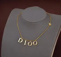 Luksusowe projektanci Chokers Naszyjnik Moda Kobiet Marka List Wkładka Kryształ Rhinestone Naszyjniki Wysokiej Jakości 18K Pozłacane Akcesoria Biżuteria
