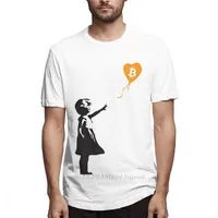 Bitcoin Balloon Guys Banksy LovesシリーズTシャツ夏のカジュアルストリートウェア100％コットンXS-3XLビッグサイズTEE 210714