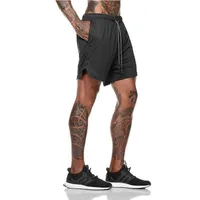 Nouveau Été Hommes Sport Shorts de Pontage Respirante Muscoli Pantaloni Surtêtement Fitness XB5 Uomo