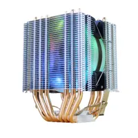 Long Service Time Pojedyncze CPU Wentylator fabryczny Cena Fabryczna Grzejniki Grzejniki AM4 775 1156 1366 Moda LED Computer Cooling-Fan