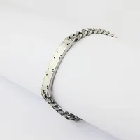 Designer Schädel Charme Armband Vintage Silber Farbe Hiphop Frauen Männer Link Kette Armbänder Schmuck Original Geschenkpaket 40ms