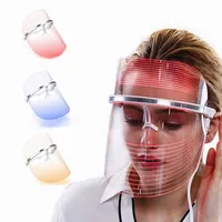 3 Colors LED Light Therapy Mask Anti Wrinkle Facial SPA Instrument Treatment Beauty Device Face Skin Care Tools