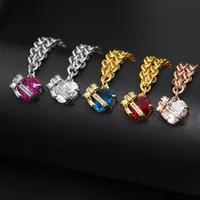 Sweet Princess Wind Love Bow Crystal Zircon Bracelet Multicolor Simple and Versatile Student Gold-plated Jewelry