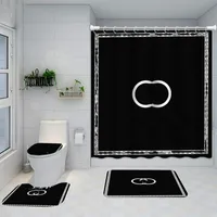 Wholesale design classique Rideaux de douche de salle de bains étanche Fournitures de salle de bain multifonctionnelles
