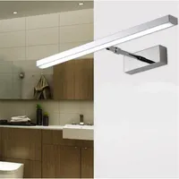 Lampa ścienna nowoczesne kreatywne obrotowe elastyczne wodoodporne aluminiowe lustro LED LED LIGHROR do łazienki salon 45/53 cm 1388