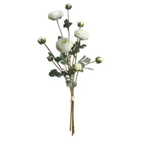 Decorative Flowers & Wreaths False Roses Simulation Single Peony Artificial Flower 4 Colors Bouquet Wedding Retro Touch Party Mori Series Re
