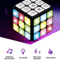 Electric Magic Kids Puzzle Toys Music Interactive Cubes Children Education Toys Antistress Infinity Cube Games a02319U