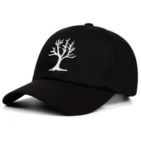 100% Cotton Branch Baseball Cap Big tree Dad Hats Embroidery Snapback Caps No structure Hat Q0703