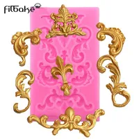 Cake Tools FILBAKE Silicone Moulds Lace Relief Shape Baking Mold For Mousse Chocolate Candle Soap Fondant Decorating