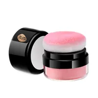 Blush 4 kleuren make-up luchtkussen compacte natuurlijke langdurige crème blusher plakken naakt rouge