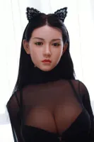 148cm 158cm Nicht aufblasbare Vollsilikon-Metall-Skeleton TPE Silikon Sex-Puppe Super echt Japan 18 Sexy Dame Liebe Doll898