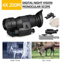 Alcance de caza nuevo diseño 4x32 óptica táctica digital táctica visión nocturna monocular para el alcance de caza Wargame CL27-0027