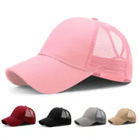 Horseail Baseballmütze Sommer Solide Farbe Net Werbung Kinder im Freien Sport Sonnencreme Hut