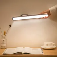 Nattljus LED Light Portable USB Uppladdningsbar Dimbar Touch Magnetic Strip Lampa För Sovrum Closet Room Toalett Aisle Lighting
