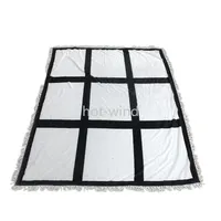 Couverture de panneau de sublimation rapide DHL Couvertures vierges blanches pour couvertures carrées de tapis pour la sublimation de tapis d'impression de transfert THERMAL