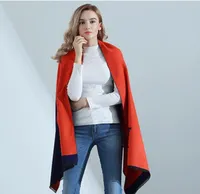 Kvinnor kändis Sjalar Jacquard bokstäver kvinnliga mode varumärke ull klassisk design Soft Multifunction Cover filt Dekorativa väv kashmir ins varm halsduk