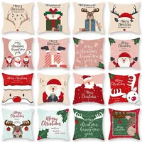 Wesołych Świąt Christmas Cover Santa Claus Elk Christmas Decoration for Home 2021 Ozdoby świąteczne Natal Navidad Nowy Rok 2022 4962