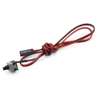 Power Button Switch Cable for PC Switches Reset Computer Power Momentary Automatically Reset Push Button