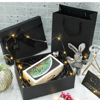 Strings 10 pakietów pudełka prezentowego automatyczne do oświetlenia sznurki LED kolorowe światła naciśnij baterię przełącznika na prezent świąteczny